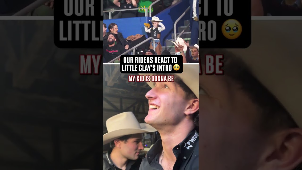 These boys were ready to get Clay on a bull 🥹