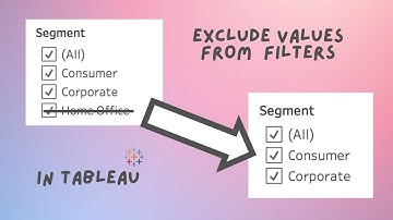 Exclude Values from a Quick Filter [in Tableau]