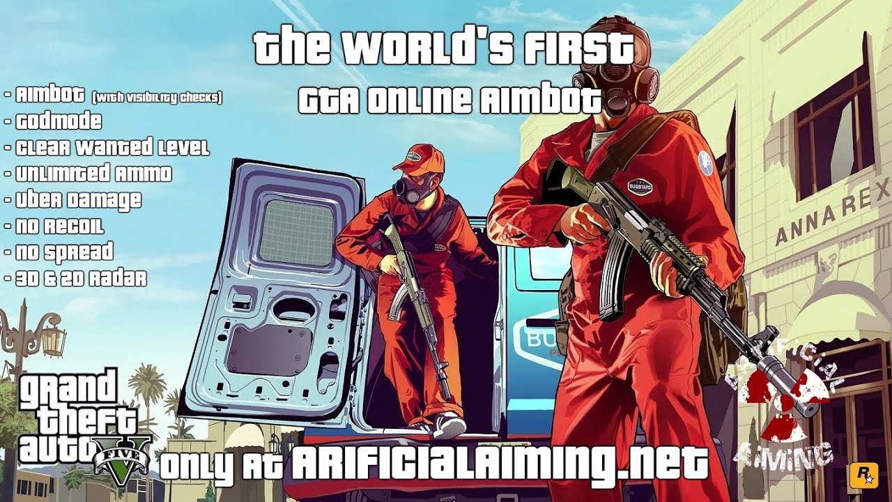 Artificial Aiming World S First GTA Online Aimbot Cinematic Trailer 