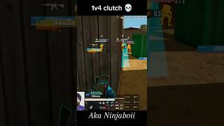 NinjaBoi 1v4 God Level Clutch! 🔥 #BGMI #Shorts"