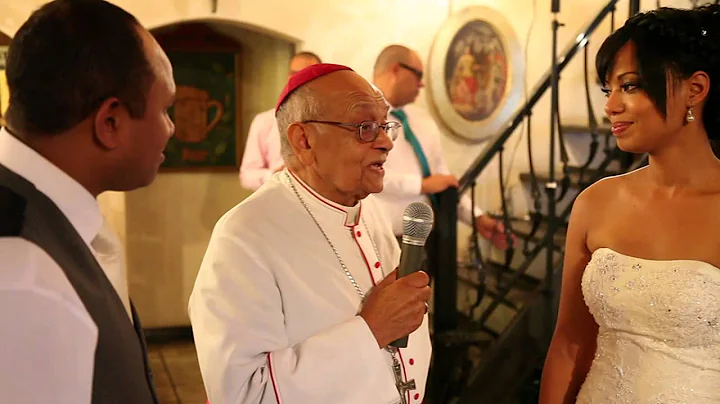 Archbishop Lawrence Henry at Carla and Brendon's W...