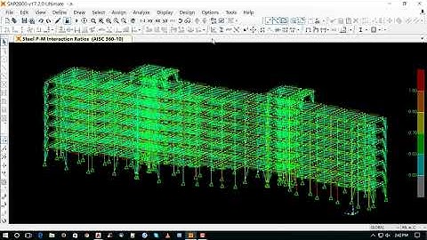 sap2000 v19 steel structure building 9