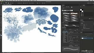 The Brushes and Brush Settings panels in Photoshop 2022