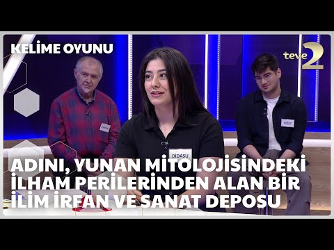 Adını, Yunan Mitolojisindeki ilham perilerinden alan bir ilim irfan ve sanat deposu | Kelime Oyunu