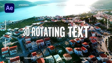 Create Stunning 3D Text Animation in Minutes with After Effects