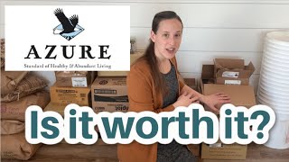 BULK FOOD GROCERY HAUL from Azure Standard + Cost + Review + Azure Tips ~ Large Family Grocery Haul