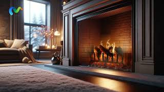 #Snowy #Dreamscape | 4K #Relaxing Blizzard and #Fireplace Sounds for Deep Sleep #asmr