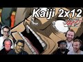 Kaiji Ultimate Survivor 2x12 Reactions | Great Anime Reactors!!! | 【カイジ】【海外の反応】