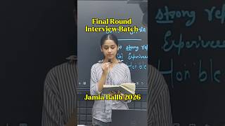 JMI BA LLB 2026 Final Round Interview Batch #mlslawacademy #jamiaballb2026 #youtubeshorts