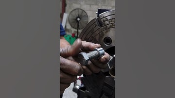 Round nut making on manual lathe | industrial automation | Creative UAE