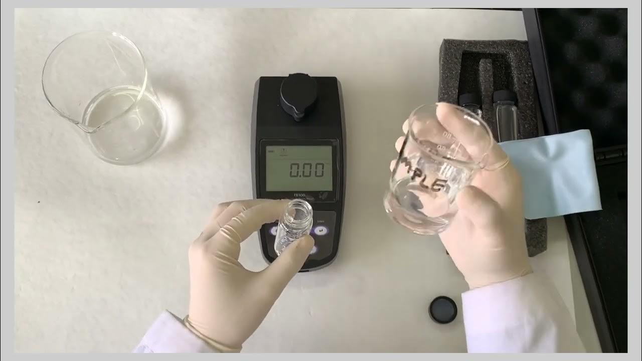Testing Water Tubidity using Turbidity Meter YouTube