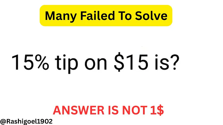 15% tip on $15 is? The answer is not $1. Ukraine Math Test #math #percentages #ukraine