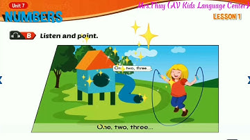 Unit 7 Lesson 1 NUMBERS Tiếng Anh 1 I-learn Smart Start