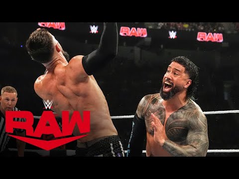 FULL MATCH Jey Uso Ricochet  Andrade vs The Judgment Day Raw highlights April 29 2024