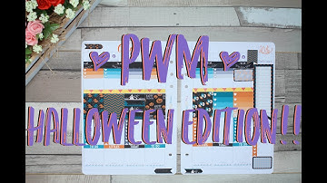 PWM Halloween Edition Week 2 - Pimp my Planner ♥