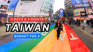 Taiwan Budget / Expenses: 4 Days 3 Nights Travel for 2 | 2024