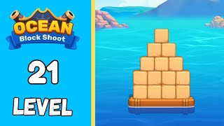 Ocean Block shoot Level 21 Walkthrough Solution