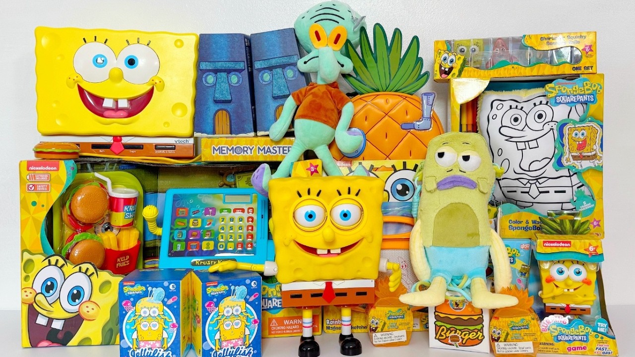 ASMR Toys SPONGEBOB SQUAREPANTS Oddly Satisfying Toy Collection