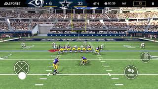 How to block a field goal in madden mobile *just do that and u can block it* screenshot 4