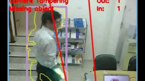 Counting people with light changes