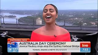 Jessica Mauboy - “Advance Australia Fair” in a New South Wales Indigenous dialect