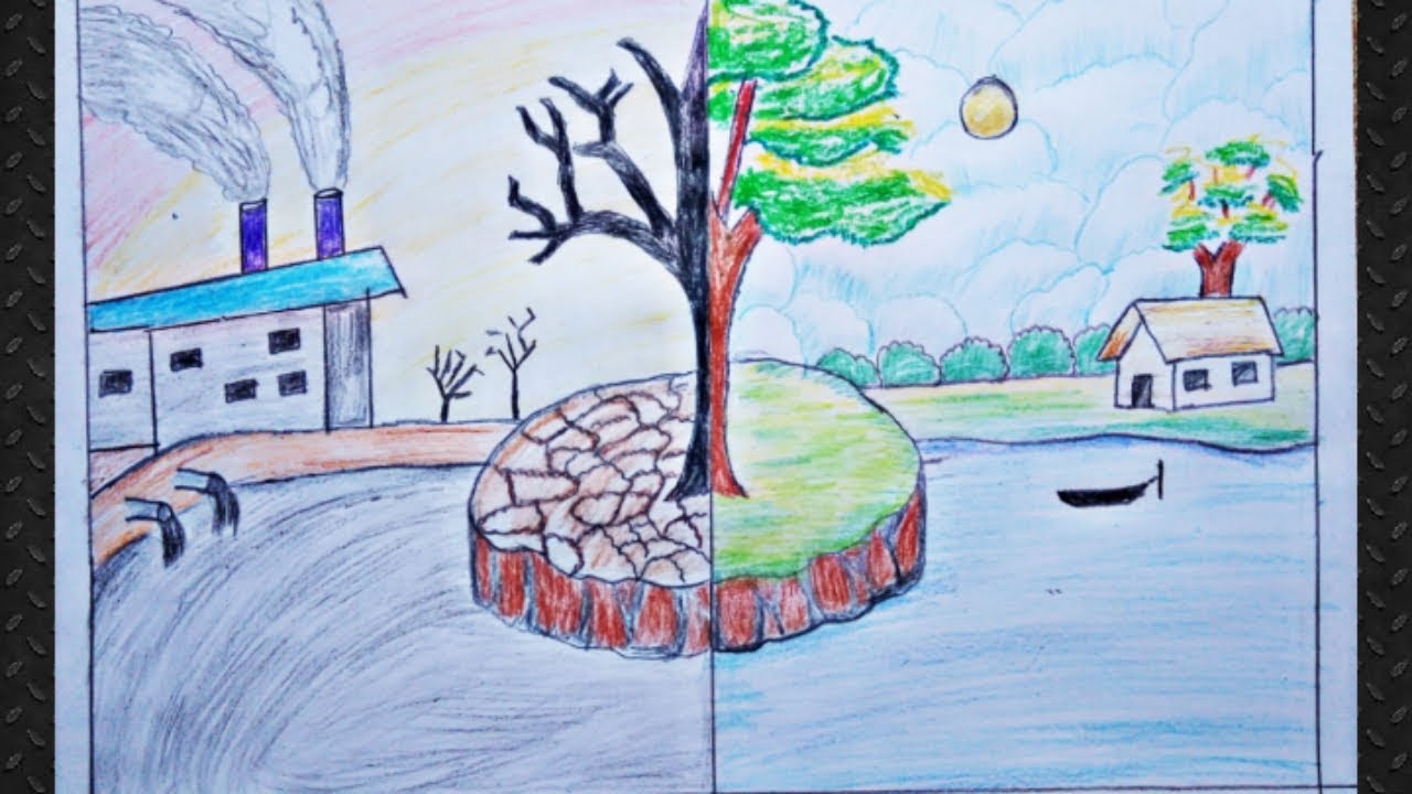 Pollution Drawing Images - Free Download on Freepik