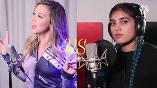 Satisfya female version English vs hindi Emma Heesters vs AiSh Gadi Lamborghini ImranKhan cover song