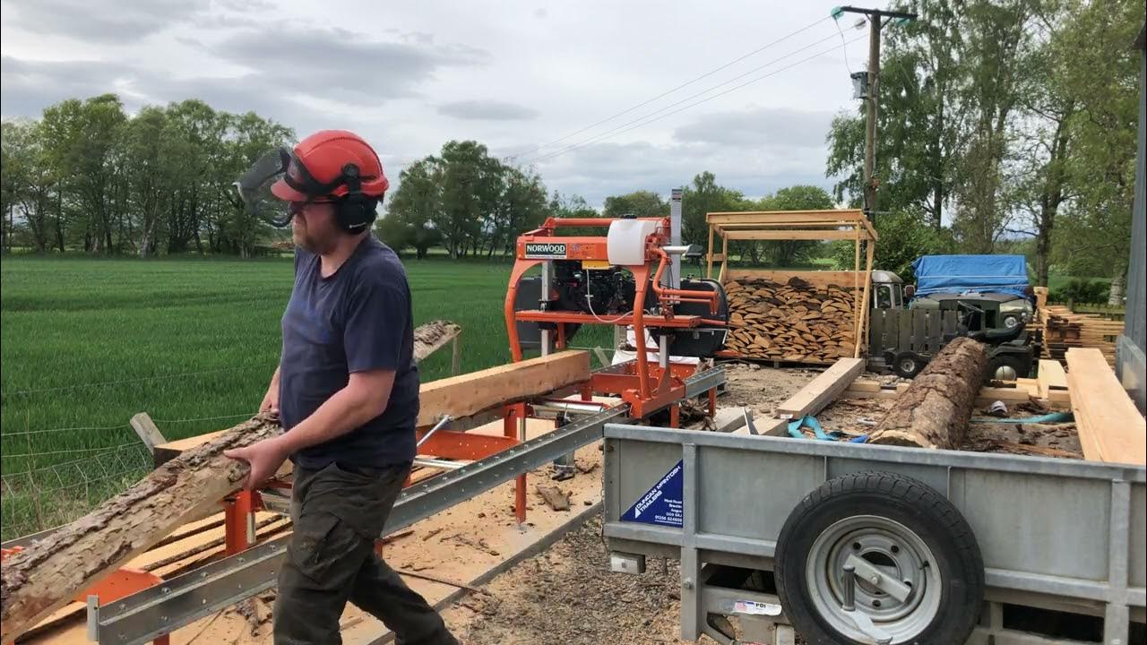 Solo Sawmilling E1 Norwood LM30 fully manual sawmill YouTube
