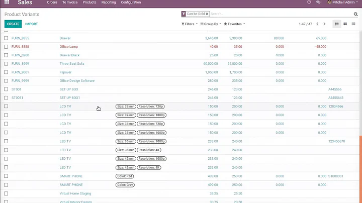 How to Import Product Template with Variants & Attributes | Odoo Apps Features #odoo #products