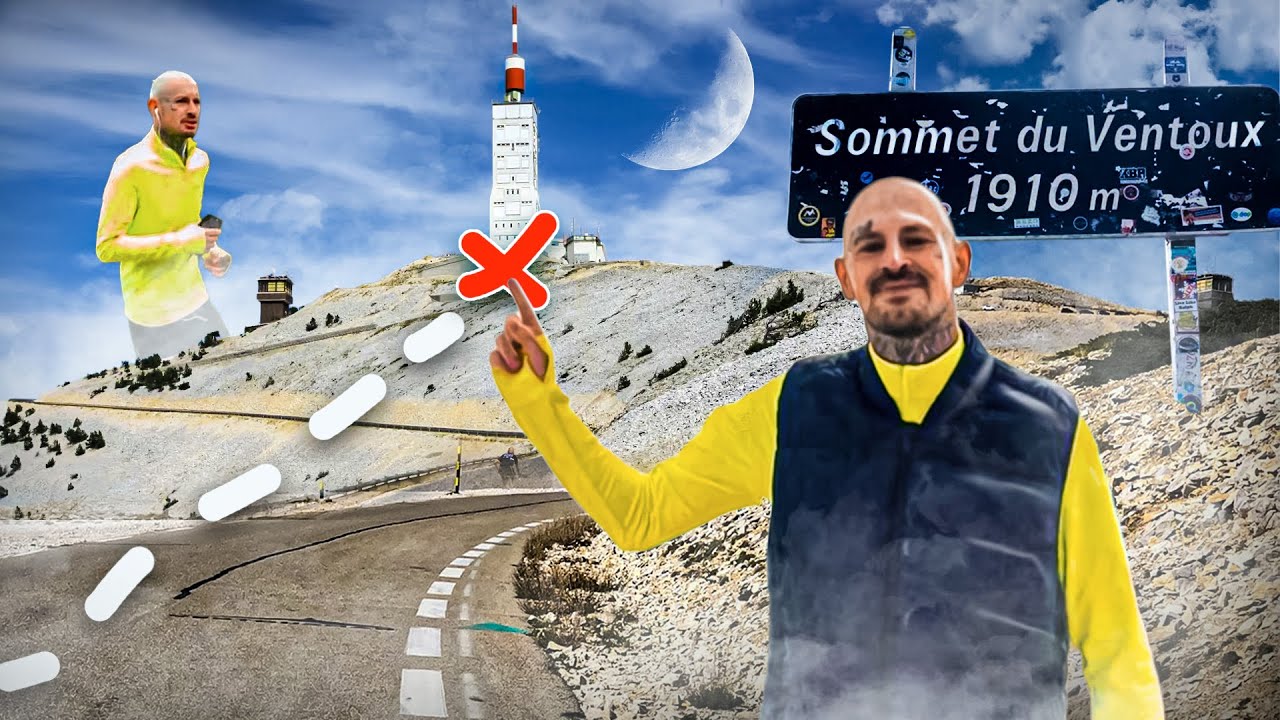 Je grimpe le mont ventoux ( en courant )