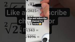 Viral Square Roots Solved in Seconds! ⚡