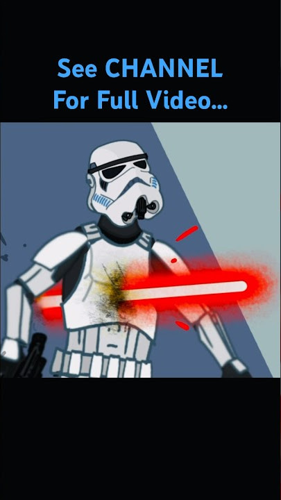 Unlucky Storm-Trooper #animation #starwars #godzilla