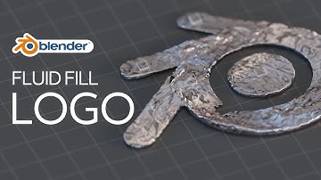 Blender - Fill Logo with Fluid