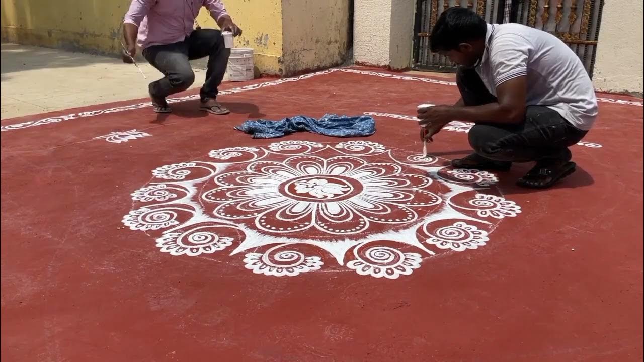 Ramp designs // Rangoli designs // Gadapa muggulu // cell 7337479842