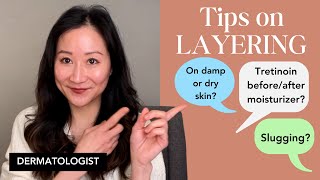 Dermatologist guide on how to layer skincare | Dr. Jenny Liu