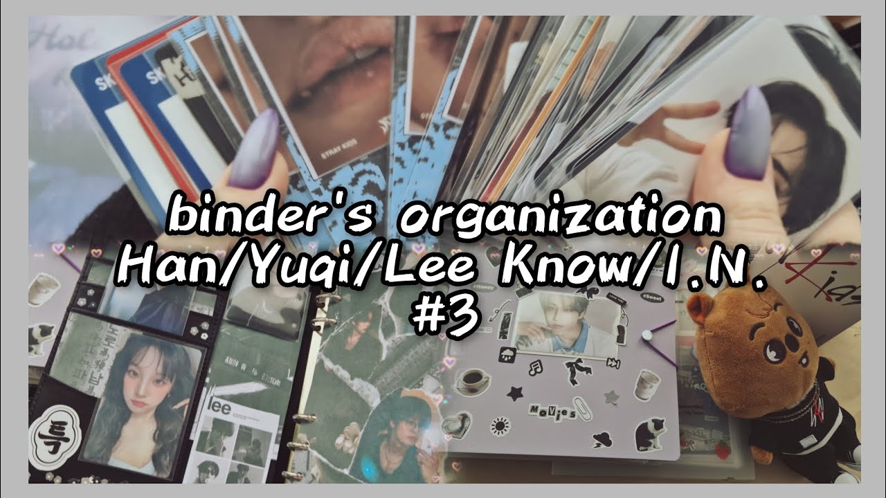 Организация биндера stray kids, G-IDLE / binder's organization / #3