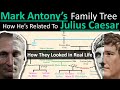 MARK ANTONY vs JULIUS CAESAR Family Tree | How They&#39;re Related | How They Looked in Real Life