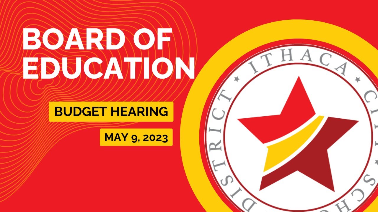 ICSD Board of Education Budget Hearing - Tuesday, May 9, 2023 - YouTube