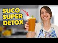 Nutricionista ensina o melhor SUCO DETOX para emagrecer e desinchar