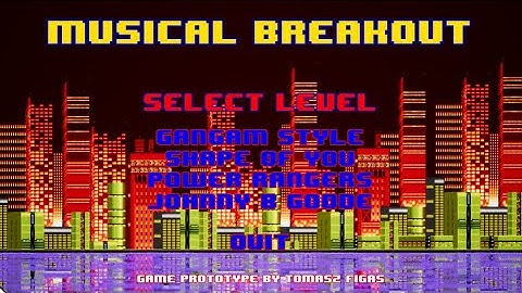 Musical Breakout - Arkanoid-like simple game