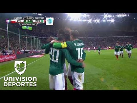 ¡GOLAZO! Raúl Jiménez | Polonia 0-1 México