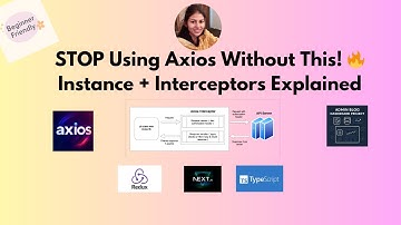 Next.js (AdminBlog Dashboard Project (part - 5)|Master Axios Instance & Interceptors in Next.js