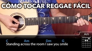 Video thumbnail of "El Reggae más fácil para guitarra  - Canción Fácil Reggae  con acordes | Guitarraviva"