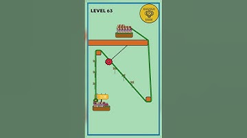 Rope Rescue - Level 63 | #shorts #ytshorts #shortvideo #puzzle #games #youtubeshorts #reels #gaming