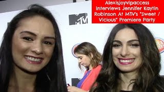 Jennifer Kaytin Robinson Interview With Alexisjoyvipaccess At MTV's Sweet Vicious Premiere Party