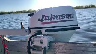 2007 Johnson 15hp outboard motor