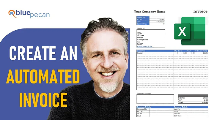 How to Create an Automated Invoice in Excel | Incl...