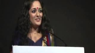 Actress Kavya Madhavan English Speech at Dubai Kavya Madhavan English YouTube