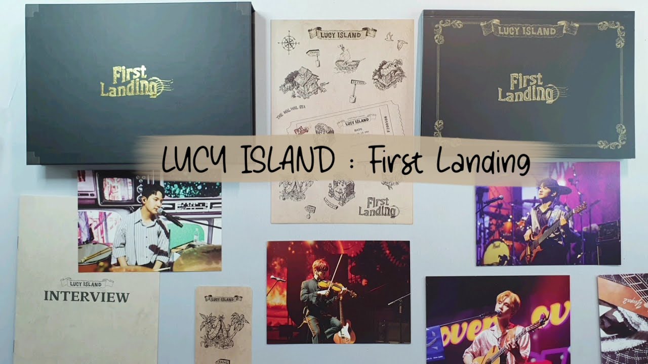 LUCY 루시 photobook |LUCY ISLAND : First Landing|[Unboxing] - YouTube