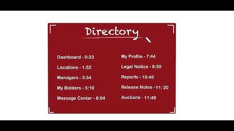 StorageAuctions.com Training Video